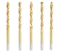 Pack de 5 forets HSS avec revêtement titane - 6 mm G