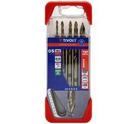 5 Forets métaux TSP HSS Cobalt taillés meulés - Queue hexagonale 6,35 mm - Affûtage étagé - Ø 3 à 8 mm - En coffret - TIVOLY - 11457370002