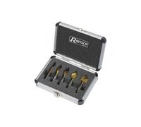 5 fraises coniques HSS en titane pour chanfreiner