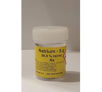 5 g de sodium alcaline > 99,9 % sous paraffine pour l'accumulation d'éléments.