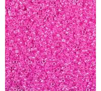 5 g Miyuki Delica 11/0 Japaneese Glass Seed Beads Rocailles 11/0-1.6 mm Luminous Hot Magenta DB2037