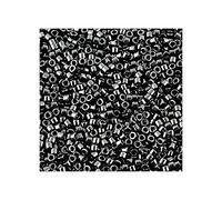 5 g Miyuki Delica Rocailles Seed Beads, 11/0 (1.6 mm) Black (Miyuki Delica Rocailles Perles de graines Rocailles Le noir)