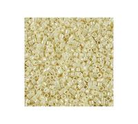 5 g Miyuki Delica Rocailles Seed Beads, 11/0 (1.6 mm) Ceylon Cream (Miyuki Delica Rocailles Perles de graines Rocailles Cream de Ceylan)