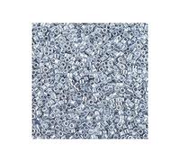 5 g Miyuki Delica Rocailles Seed Beads, 11/0 (1.6 mm) Ceylon Gray (Miyuki Delica Rocailles Perles de graines Rocailles Ceylan gris)