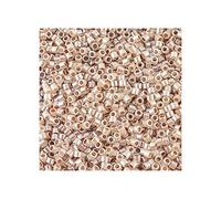 5 g Miyuki Delica Rocailles Seed Beads, 11/0 (1.6 mm) Ceylon Lt. Cinnamon (Miyuki Delica Rocailles Perles de graines Rocailles CEYLON BROWN)