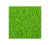 5 g Miyuki Delica Rocailles Seed Beads, 11/0 (1.6 mm) Duracoat Opaque Kiwi (Miyuki Delica Rocailles Perles de graines Rocailles DuraCoat vert vert)