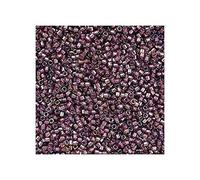 5 g Miyuki Delica Rocailles Seed Beads, 11/0 (1.6 mm) Fancy Lined Old Rose (Miyuki Delica Rocailles Perles de graines Rocailles Fantaisie)
