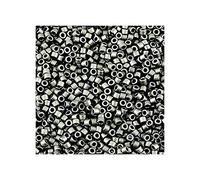 5 g Miyuki Delica Rocailles Seed Beads, 11/0 (1.6 mm) Matte Black (Miyuki Delica Rocailles Perles de graines Rocailles Noir mat)