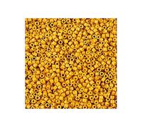 5 g Miyuki Delica Rocailles Seed Beads, 11/0 (1.6 mm) Opaque Pumpkin Dyed (Miyuki Delica Rocailles Perles de graines Rocailles Orange opaque)
