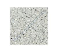 5 g Miyuki Delica Rocailles Seed Beads, 11/0 (1.6 mm) Opaque White AB (Miyuki Delica Rocailles Perles de graines Rocailles AB blanc opaque)