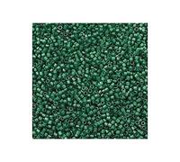 5 g Miyuki Delica Rocailles Seed Beads, 11/0 (1.6 mm) Semi Transparent Matte Emerald (Miyuki Delica Rocailles Perles de graines Rocailles Vert émeraude)