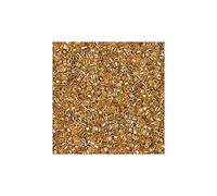 5 g Miyuki Delica Rocailles Seed Beads, 11/0 (1.6 mm) Silver Lined Gold (Miyuki Delica Rocailles Perles de graines Rocailles Argent doré)