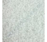 5 g Miyuki DELICA Seed Beads Rocailles, size 11/0, Opal White (# DB0220), Japan, Glass