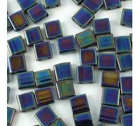 5 g Miyuki Tila Japaneese Glass Beads 2-hole 5 x 5 mm Metallic Rainbow Iris 455