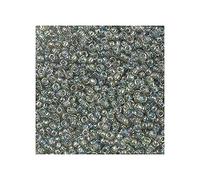 5 g TOHO Round Seed Beads Rocailles, size 15/0, Trans Rainbow Black Diamond (# 176), Japan, Glass