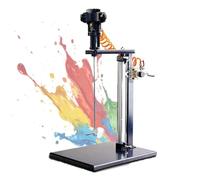 5 Gallon 20L MéLangeur Pneumatique Machine Agitateur Peinture Automatique Inoxydable Betonniere Malaxeur Mortier Industriel Encres Ciment