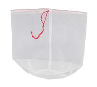 5 gallons brasseurs Sac de Filtre Maille Extra Fine Homebrewing Lait Miel (Rouge (160micro))