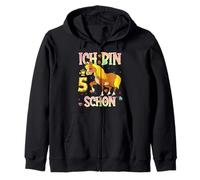 5 Geburtstag Pferd Geschenk Pferdemädchen süß 5 Jahre alt Sweat à Capuche