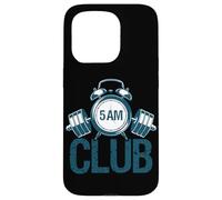 5 Heures du Matin Entraînement productivité Santé Motivation Dire Coque pour iPhone 15 Pro