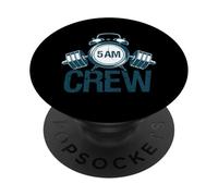5 Heures du Matin Entraînement productivité Santé Motivation Dire PopSockets PopGrip Adhésif