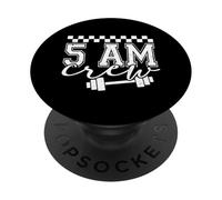 5 Heures du Matin Entraînement productivité Santé Motivation Dire PopSockets PopGrip Adhésif