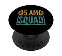 5 Heures du Matin Entraînement productivité Santé Motivation Dire PopSockets PopGrip Adhésif