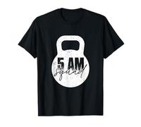 5 Heures du Matin Entraînement productivité Santé Motivation Dire T-Shirt