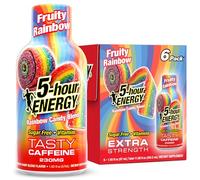 5-hour ENERGY Shots extra forts, saveur fruitée arc-en-ciel, 5 ml, lot de 6