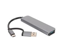 5 HUB USB 3.0 avec 3 Ports USB et Emplacements de Carte Mémoire pour Un Transfert de Données Rapide de 5 Gbit/S pour LAP et PCS