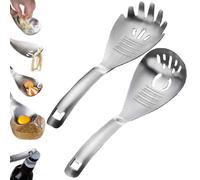 5-in-1 304 Stainless Steel Cooking Spoon,Multifunction Cooking Spoon，A1+B1 | Egg Slotted spoons,Kitchen Tools for grind ginger plate,strain foods,Potato Garlic Masher,Egg Separator,Bottle Opener