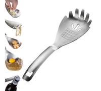 5-in-1 304 Stainless Steel Cooking Spoon,Multifunction Cooking Spoon，B1 | Egg Slotted spoons,Kitchen Tools for grind ginger plate,strain foods,Potato Garlic Masher,Egg Separator,Bottle Opener