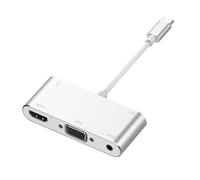 5 In 1 4k Portable Tv High Speed Usb C To Vga Adapter Audio Converter Wide Compatible Accessories Fit for Huawei Mate Book