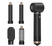 5 in 1 Air Styler, Lonic Hairdryer Brush Set, 1000W Automatic Winding Styling, Strong Air Drying, Curling, Straightening Brush, Styling Hair Dryer, Reduce Heat Damage.