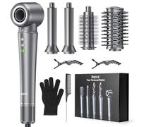 5 in 1 Air Wrap Hair Styler for Women - High-Speed Frizz-Free Hair Dryer Brush, Ion Fast Drying Auto Wrap Cruler, No Heat Damage Air Styler Wrap - Curl, Volumize, Straighten, Gift Idea