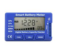 5 - in - 1 Digital Battery Meter | LCD Display for LiPo/LiFe/NiMH Battery Capacity Checker | Voltage Balance & Discharge Tester | ESC/Servo/PPM Tester with 6.5V - 29.4V