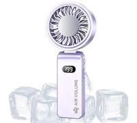 5-in-1 Foldable Handheld Fan - Semiconductor Ice Cooler | Mini USB Fan