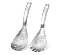 5-in-1 Multifunction Cooking Spoon/Ginger Grater Spoon (316-#1+#2) | Grates ginger & garlic, separates eggs, drains foods and broth, scoops ingredients, and opens bottles.