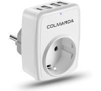 5 In 1 Usb Wall Charger Socket, Multiple Mains Socket With 1 Type C And 3 Usb Ports, 4000W Cube Power Strip Usb Adapter For Home Kitchen Office