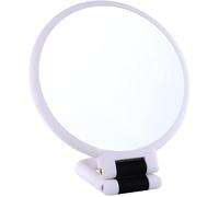 5 Inch Cosmetic Mirror 5 X Magnification Double Sided Folding Table Mirror Cosmetic Beauty Mirror Round Small Double Sided Shaving Mirror Normal Magnification 5x