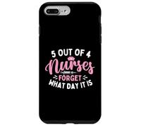 5 infirmières sur 4 oublient Quel Jour il est - Étudiante en Soins Infirmiers Coque pour iPhone 7 Plus/8 Plus