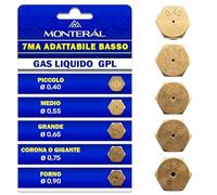 5 Injecteur 7MA Gaz Liquide GPL pour Plaque de Cuisson Gaz pour Ignis | Garantie de 10 Ans - MONTERAL