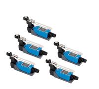 5 interrupteurs de fin de course momentanés AC 250 V 5 A IP65 | Comprend cinq interrupteurs de fin de course à levier à rouleau momentanés avec leviers rotatifs à 180 degrés pour la