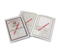 5 italien Housse étui coque de protection en plastique pour carte d'identité