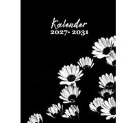 5 jahreskalender 2027-2031: 60 Monatsplaner von Januar 2027 ezember 2031, 1 Monat = 2 Seiten, Terminplaner, DIN A4