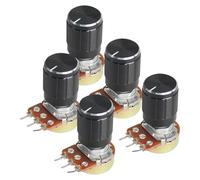 5 jeux de résistances potentiomètre WH148, 15mm, 3 broches, 1K 2K 5K 10K 20K 50K 100K 250K 1M(1M Ohm)