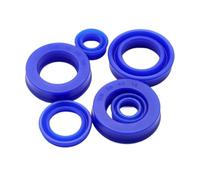 5 joints d'étanchéité hydrauliques radiaux UN for tige de piston, en polyuréthane, à simple lèvre, de type U.(10x16x6(5pcs))