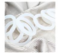 5 joints toriques en silicone CS3,55 mm, diamètre intérieur 246/252/258/260/265/270 ; joint torique VMQ de 3, d'épaisseur, caoutchouc(ID284x3.55mm White)