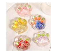 5 Jouets Squishy en Forme De Pattes De Chat, 2024 Nouveau Jouet en Silicone Squeeze Patte de Chat, Jouet À Presser en Forme De Pattes De Chat De Dessin Animé, Parfait pour Détente et Fête