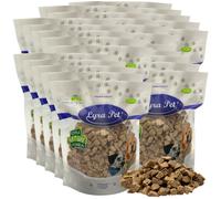 Lyra Pet® 5 kg (25 x 200 g) dés de Foie de Canard lyophilisés | Snack de Canard pour Chiens & Chats | friandise sans céréales & Riche en nutriments | idéal pour Chatons, Chiots & Seniors | protéiné