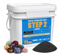 5 kg de grains de roche - Medium 150 carbure de silicium - Étape 2 pour pierres de culbutage - Fonctionne avec n'importe quel gobelet ou polisseuse de pierre - Polissage jusqu'à 27,2 kg de pierres